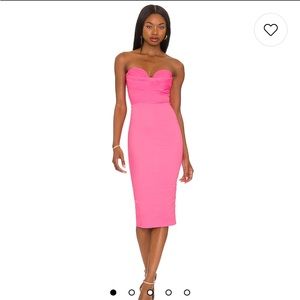 Sophia Strapless Midi Dress | Size Small